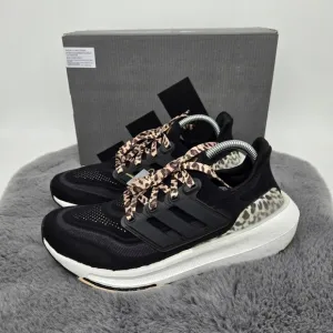 New adidas Ultra Boost Light Core Black Magic Beige Women's Shoes Size 8…