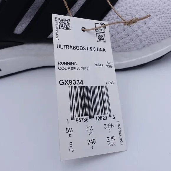 NEW adidas Ultraboost 5.0 DNA Running Shoes GX9334 White