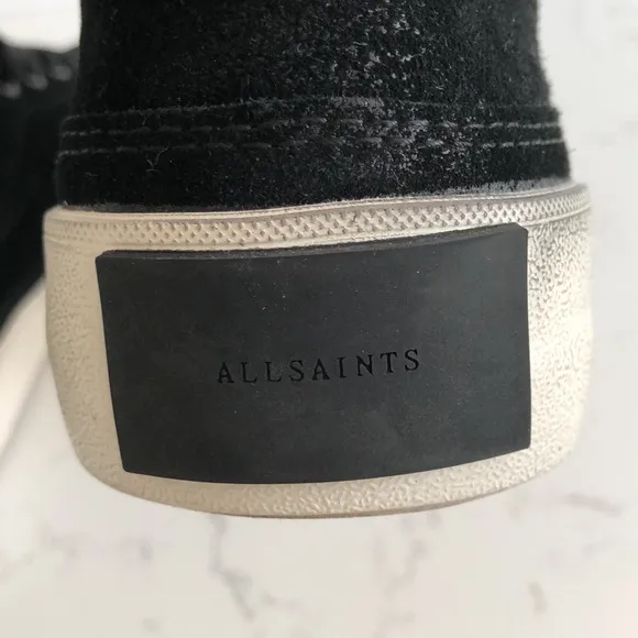 NEW All Saints suede sneakers