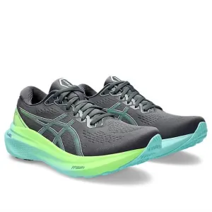 NEW ASICS men's kayano 30 shoes in carrier grey/illuminate mint