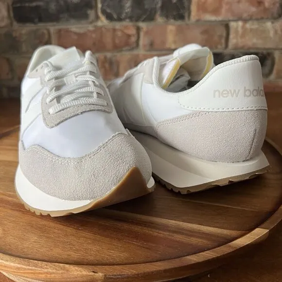 New Balance 237 V1 Classic Sneaker Shoes Nimbus Cloud White Womens 11.5 Men's 10