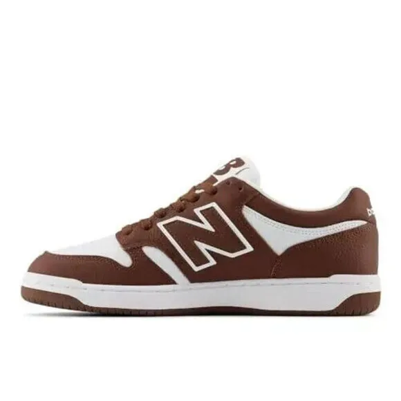 New Balance 480 BB480LHB Sneakers Men's Brown White Leather Casual Shoes TF4236