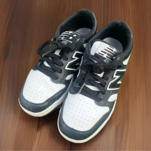 New Balance 480 Black and White Classic Sneakers