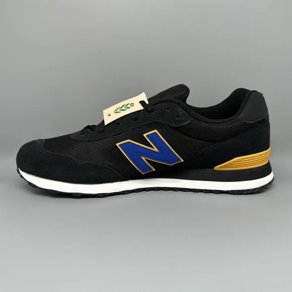 New Balance 515 Classic Black /Blue Running Shoes ML515HTB Men's Sz 17 NEW!
