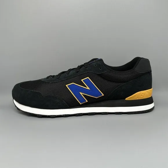 New Balance 515 Classic Black /Blue Running Shoes ML515HTB Men's Sz 17 NEW!
