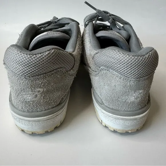 New Balance 550 Slate Gray Suede Sneakers