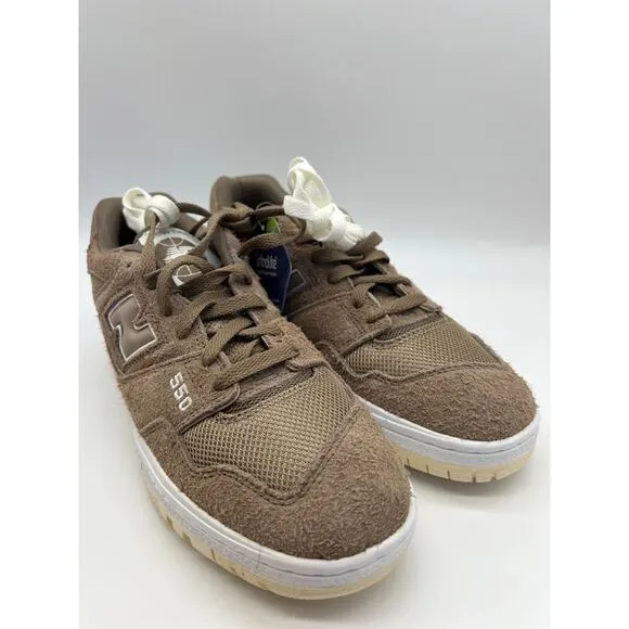 New Balance 550 Suede Mushroom BB550PHA Sneakers Men's Size 8.5
