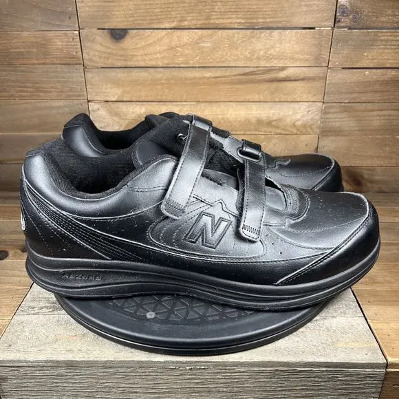 New Balance 577 Mens Sz 12.5 4E White Hook &amp; Loop Casual Shoes Sneakers Leather