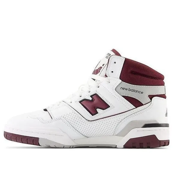 New Balance 650 Men's Size 8 Casual Shoes White Burgundy Grey BB650RCH New