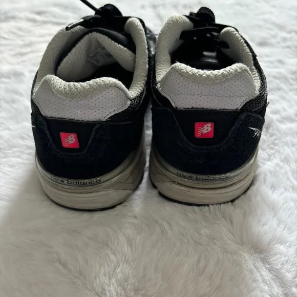New Balance 990v3 Sneakers GC990BS3 Suede Black Silver KIDS Size 3