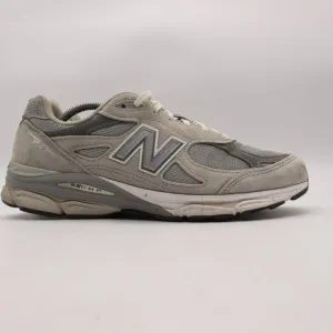 New Balance 990v3 USA Grey White Men's Size 11.5 D Classic Heritage Shoes      P