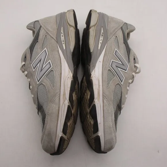 New Balance 990v3 USA Grey White Men's Size 11.5 D Classic Heritage Shoes      P