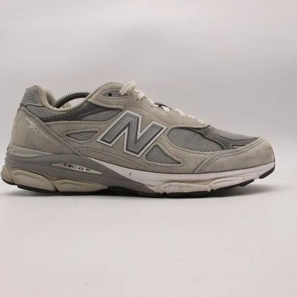 New Balance 990v3 USA Grey White Men's Size 11.5 D Classic Heritage Shoes      P