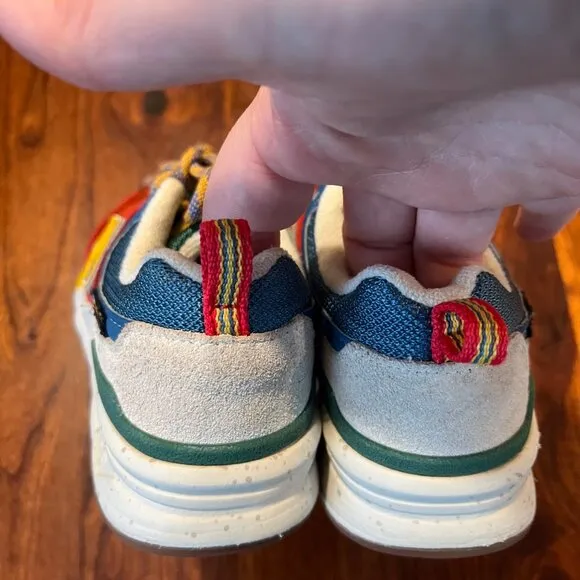 New Balance 997 Cordura Kids Sneakers Multicolor Blue/Red/Yellow Lace-Up Shoes S