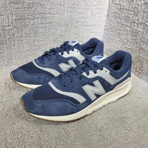 New Balance 997 Men's Size 9.5 US Navy Blue Suede Athletic Sneakers CM997HTF