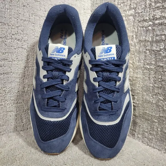 New Balance 997 Men's Size 9.5 US Navy Blue Suede Athletic Sneakers CM997HTF