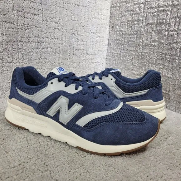 New Balance 997 Men's Size 9.5 US Navy Blue Suede Athletic Sneakers CM997HTF