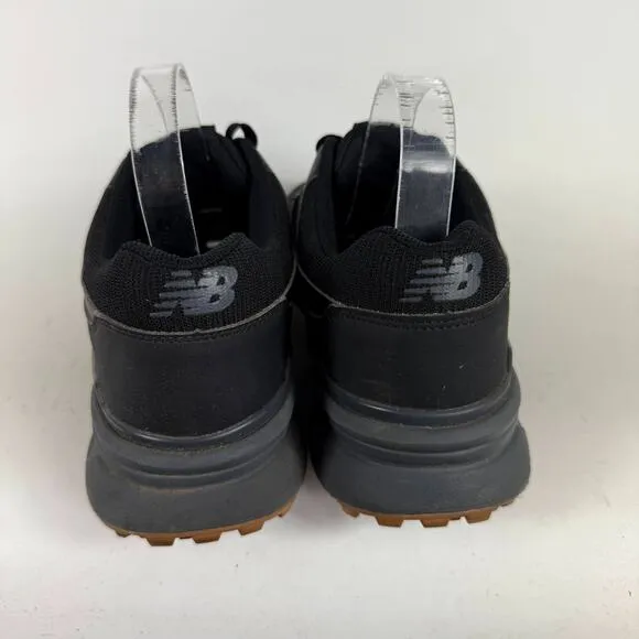 New Balance 997 Sneakers Men's 10.5 Black Leather Lace Up Low Top Golf Shoes