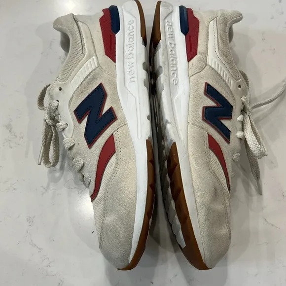 New Balance 997H suede Lace Up cream Sneakers Casual Shoes GR997HHX Mens 7