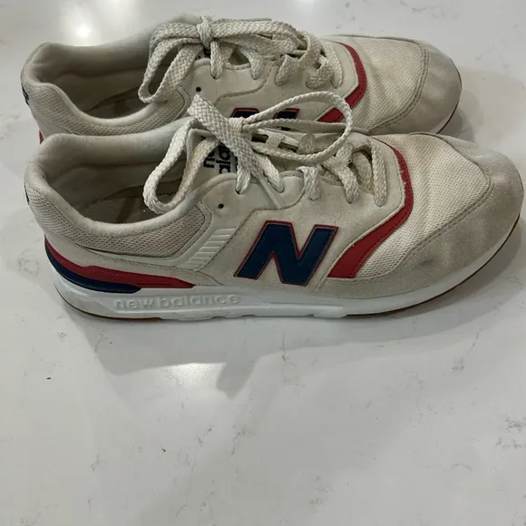 New Balance 997H suede Lace Up cream Sneakers Casual Shoes GR997HHX Mens 7