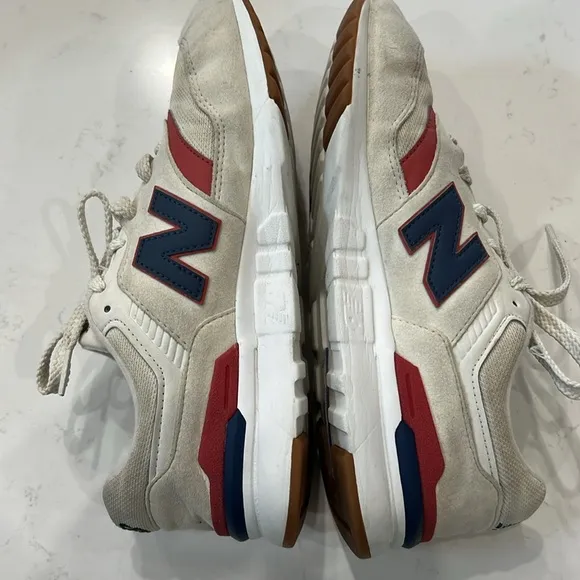 New Balance 997H suede Lace Up cream Sneakers Casual Shoes GR997HHX Mens 7