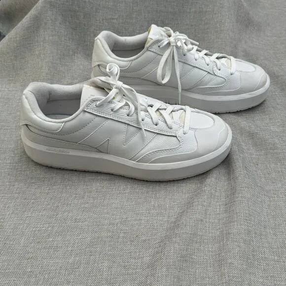 New Balance CT302 Platform Casual Shoes White/White CT302LA Mens 10.5 Women 12 D