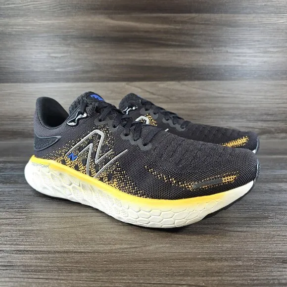 New Balance Fresh Foam X 1080 V12 Running Shoes Black Marigold - Men's Size 11