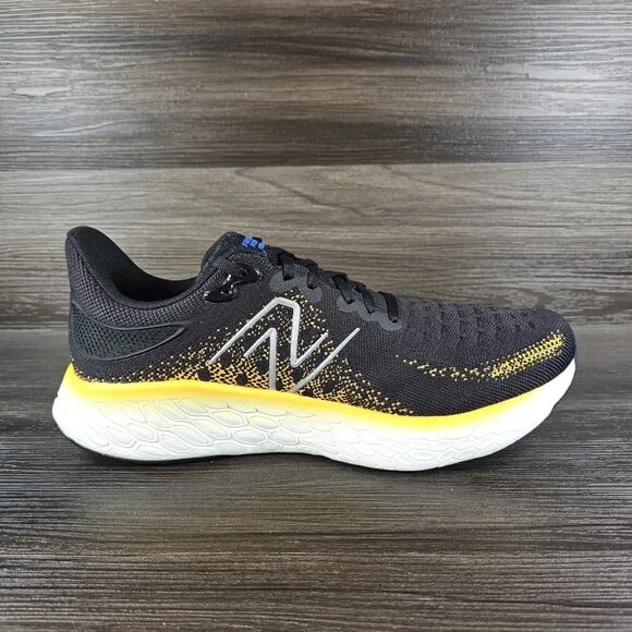 New Balance Fresh Foam X 1080 V12 Running Shoes Black Marigold - Men's Size 11