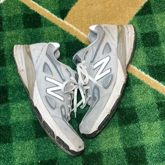 New Balance Gray Heritage 990 USA Made Shoes mens 9.5