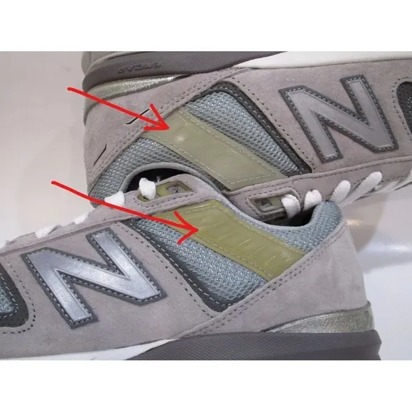 New Balance Kid's 990v5 Sneaker Shoes, Grey size 2 (20CM)