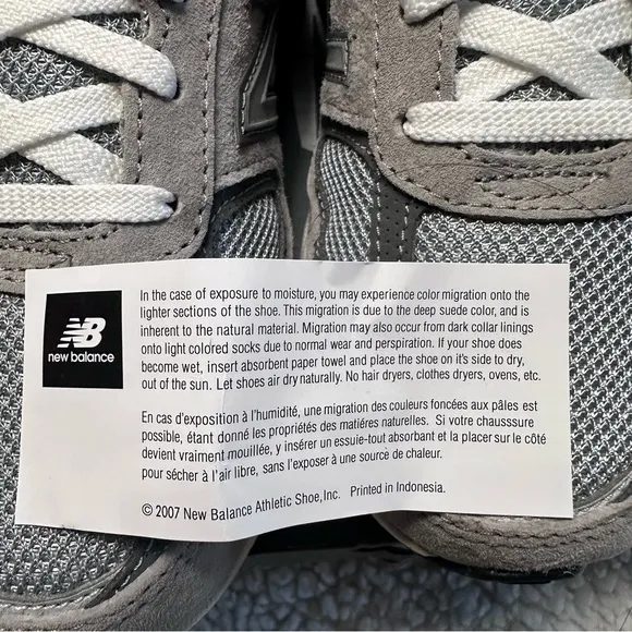 New Balance Kid's 990v5 Sneaker Shoes, Grey size 2 (20CM)