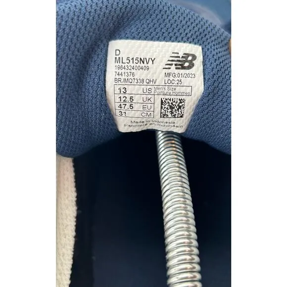 New Balance Mens 515 Blue 13 Casual Shoes Sneakers Classic Running Jogging
