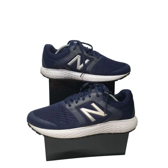 New Balance Men's 520 V7 Running Shoes Navy White Low Size 10