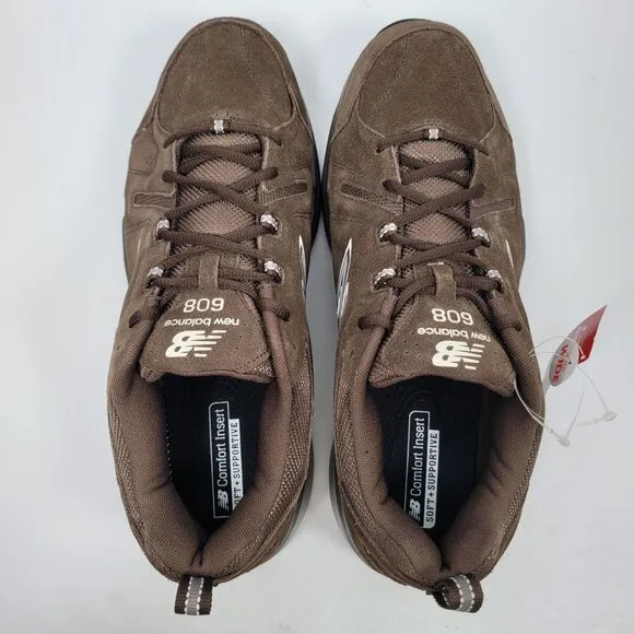 New Balance MX608UB5 Men's Suede Athletic Brown Sneakers US Size 14 4E NWB