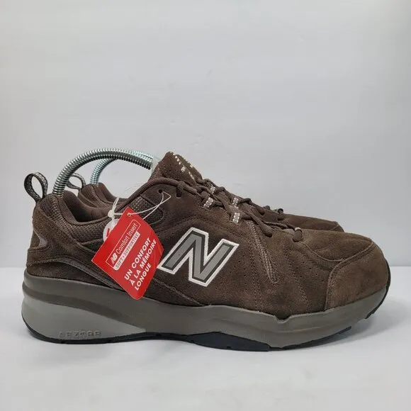 New Balance MX608UB5 Men's Suede Athletic Brown Sneakers US Size 14 4E NWB