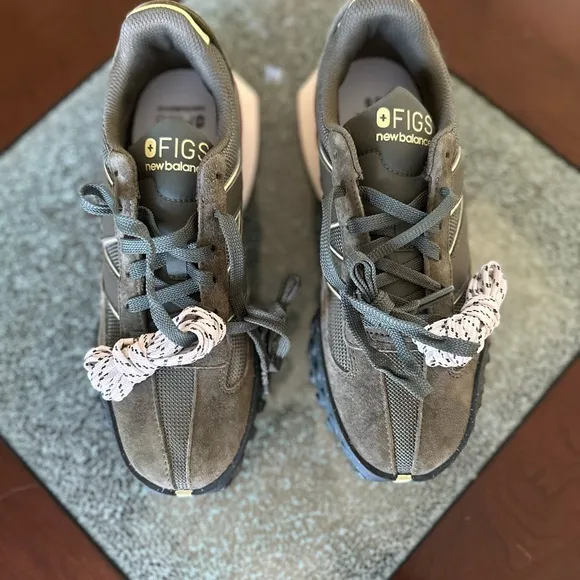 New Balance x FIGS Olive Green Sneakers