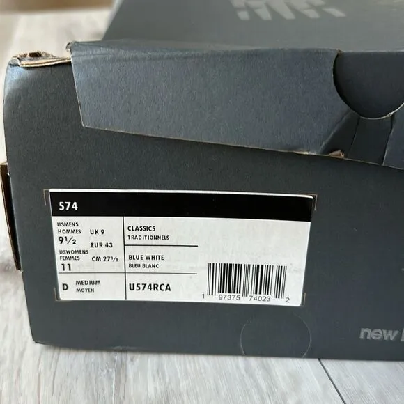 New Balance 574 Shoes Blue NWT in packaging/Box