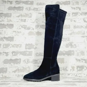 NEW Blondo Starla Waterproof Black Suede Knee High Boots i1003