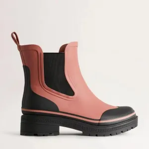 NEW Boden Wellington Chelsea Rain Boots 10 Waterproof Lug Sole Chunky Waterproof
