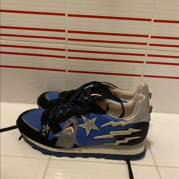 NEW Coach Sharky Fashion Sneakers Shoes Men 7 women 8.5