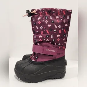 New Columbia Girls Powderbug Boots Toddler Little Kid US 9 Waterproof Winter