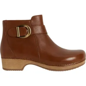 NEW Dansko Brennan GENUINE LEATHER Ankle Bootie with Stylish Buckle zip up 252