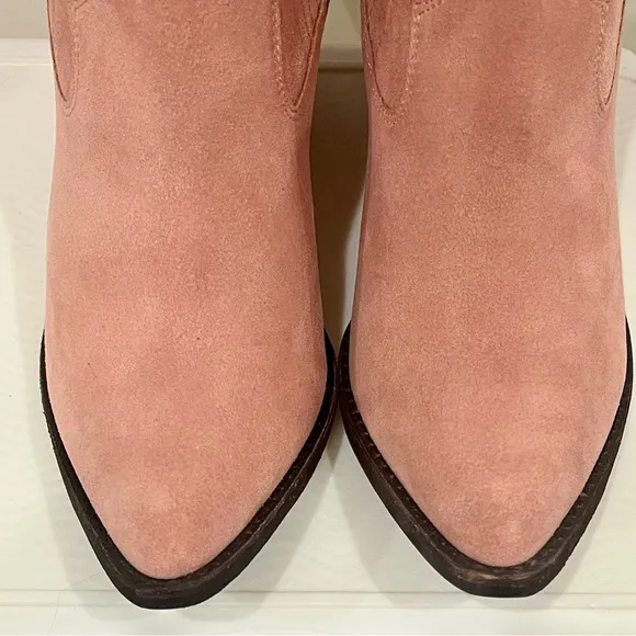 NEW Free People x Jeffrey Campbell Suede Western Boots - 9.5