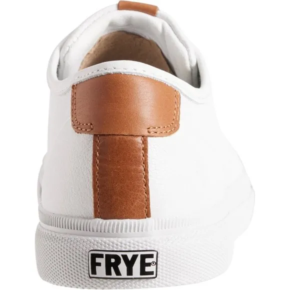 new FRYE White GENUINE Leather Gia Sneakers 254 693