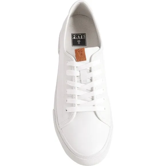 new FRYE White GENUINE Leather Gia Sneakers 254 693