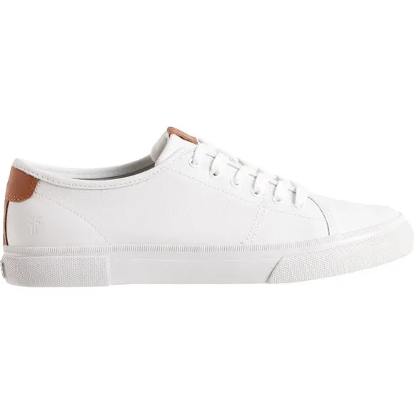 new FRYE White GENUINE Leather Gia Sneakers 593S0