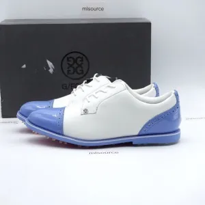 NEW G/FORE Women's Gallivanter Cap-Toe Golf Shoes G4LS22EF04-S/VIS Snow