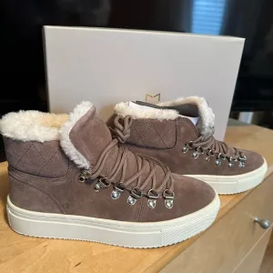 NEW in box Marc Fisher Sneakers with faux fur lining