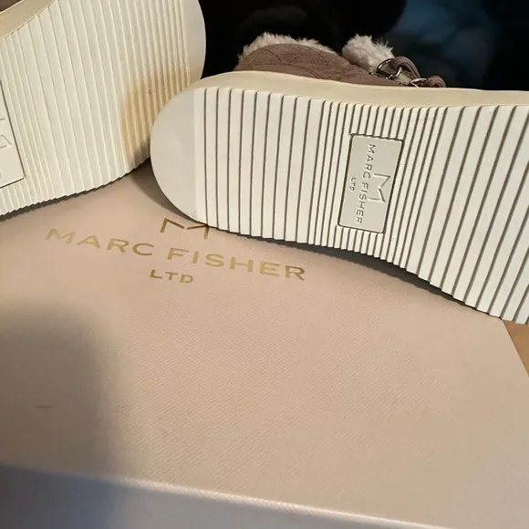 NEW in box Marc Fisher Sneakers with faux fur lining