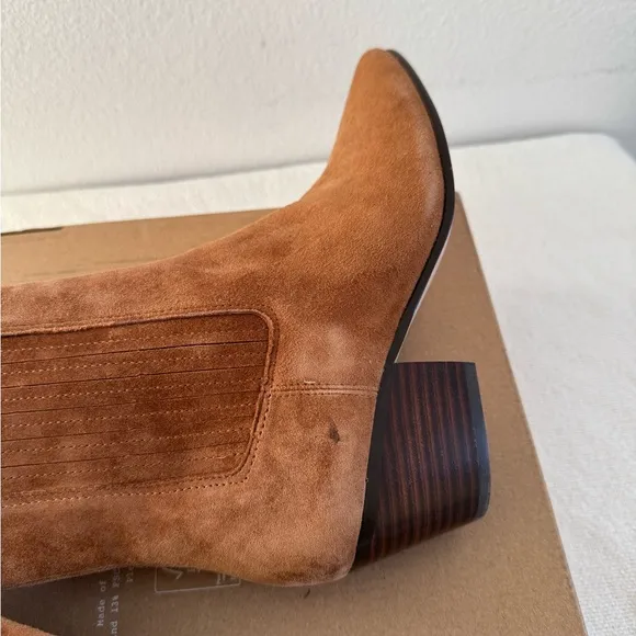 NEW J Crew Piper Ankle Boots in Suede Size 7